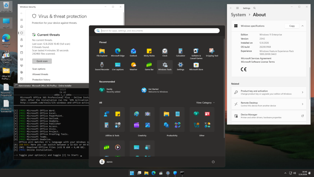 Windows 11 25H2.8655 16in1 en-US x64 – Integral Edition 2026.6.10